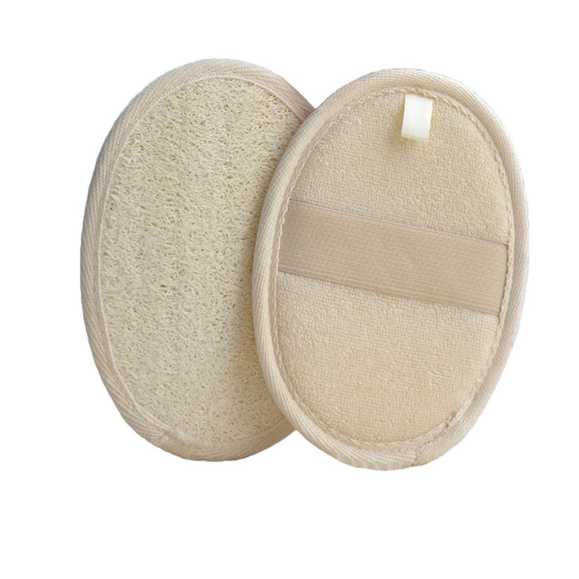 Natural Exfoliating Loofah Pad - Organic Loofah Sponge Body Scrubber for Men & Women | Gentle Skin Exfoliation, Deep Cleansing & Improved Circulation | Perfect for Shower, Bath & Spa Day Self-Care Routine