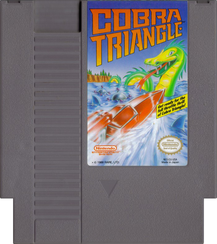 Original Cobra Triangle NES Game Cartridge for Nintendo Entertainment System - Classic Retro Gaming, Collectible & Fun for All Ages - Perfect for Nostalgic Play & Gaming Enthusiasts
