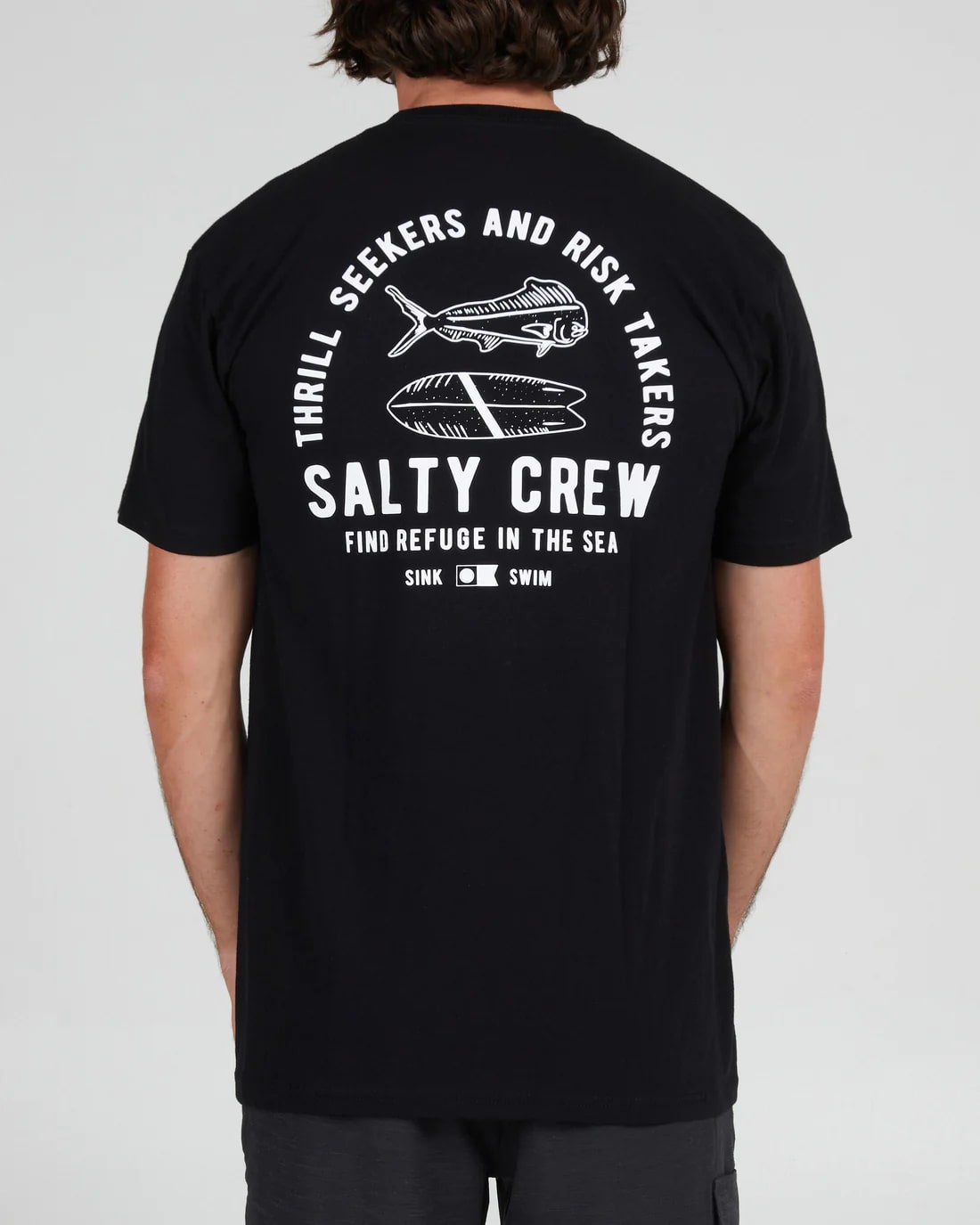 Salty Crew Lateral Line T-Shirt - Comfortable Fishing & Outdoor Tee for Men - Perfect for Boating, Beach & Casual Wear