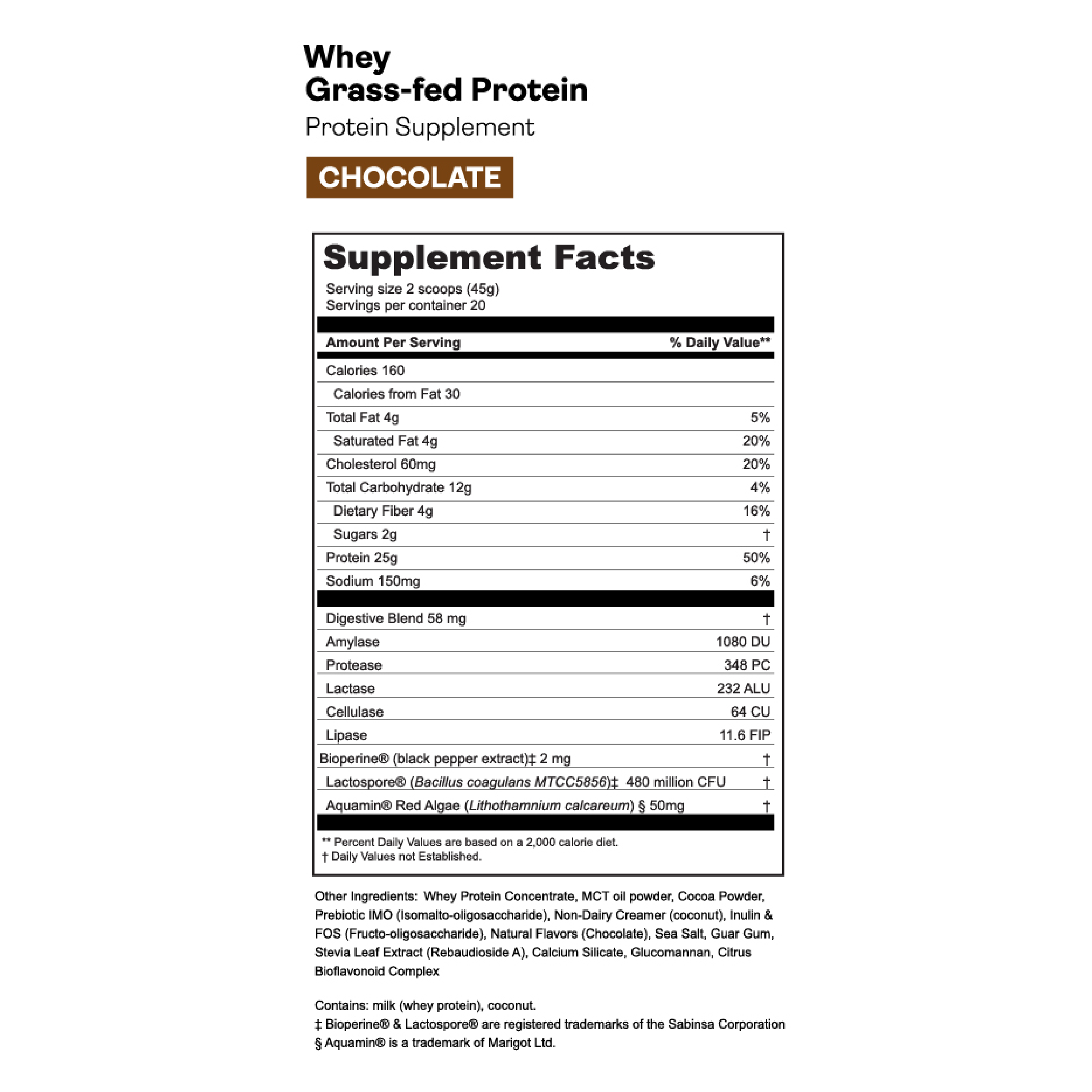 Grass-Fed Whey Protein Powder - 100% Natural, Hormone-Free, High Protein for Muscle Growth & Recovery - Ideal for Post-Workout, Weight Loss & Keto Diet