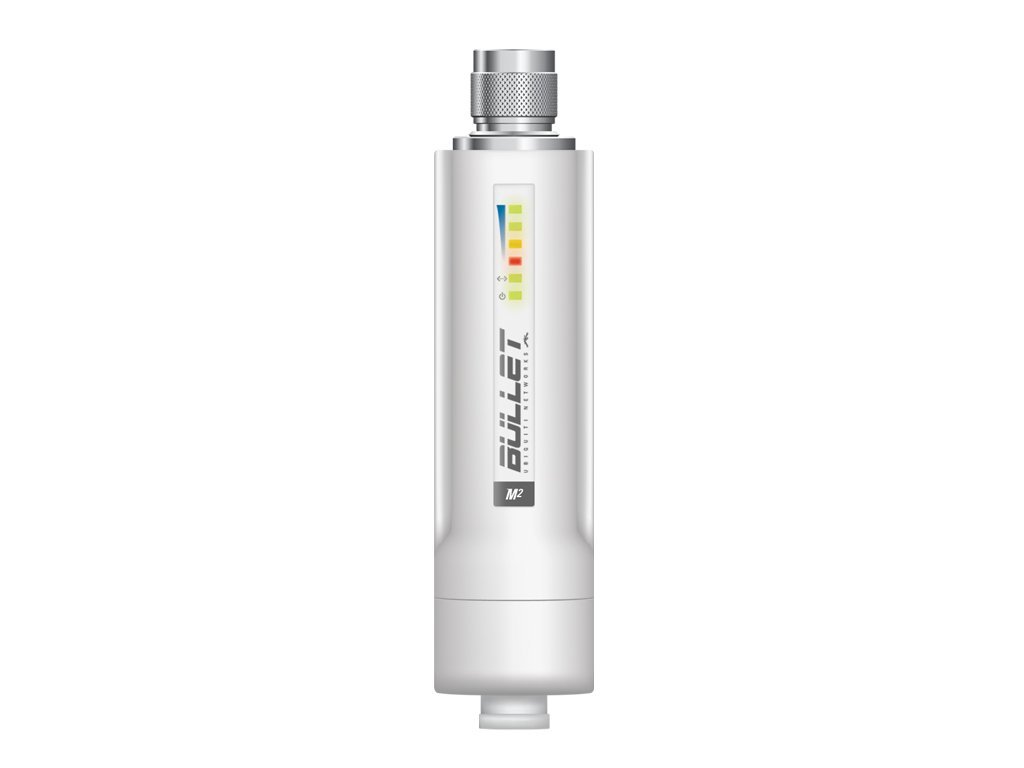 Ubiquiti BULLET-M2-HP Outdoor High Power 802.11 b/g/n Wireless Access Point - Weatherproof for Long-Range WiFi Coverage in Farms, Warehouses & Remote Areas