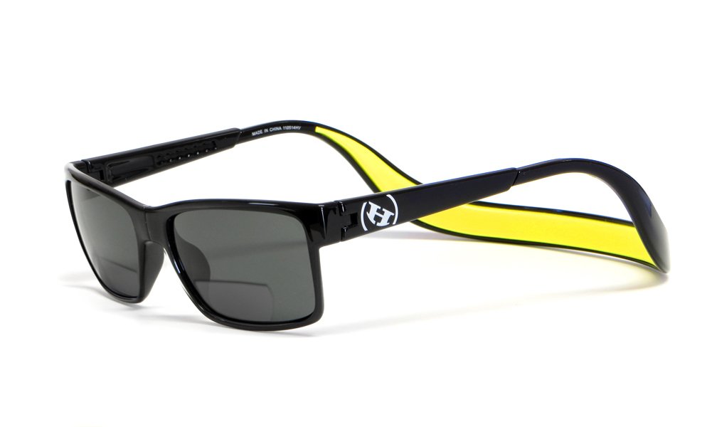 Hoven MONIX Polarized Bi-Focal Reading Sunglasses with Magnetic Clip-On Technology - Lightweight UV Protection for Driving, Fishing & Outdoor Activities