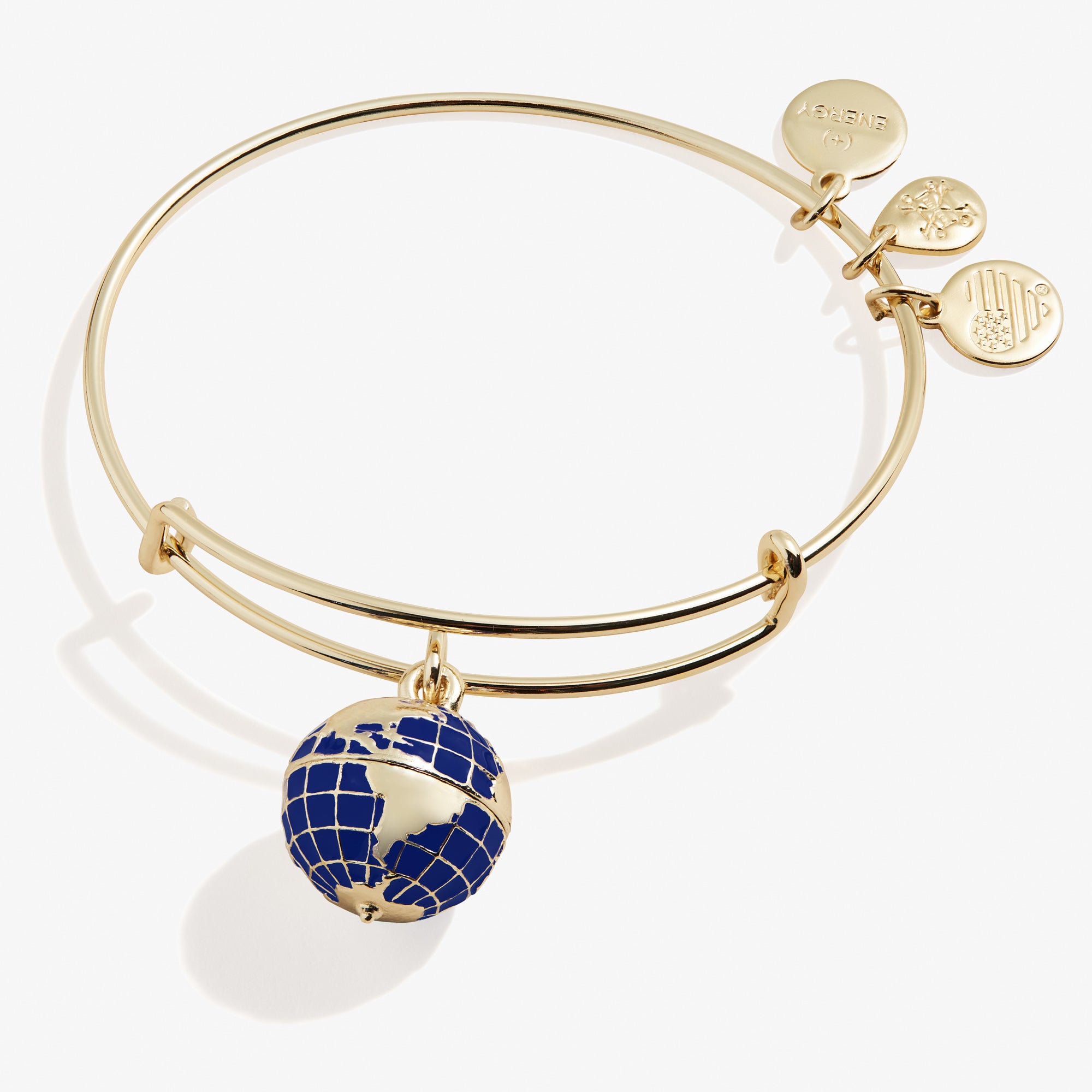 Globe Charm Bangle Bracelet - Elegant World Map Jewelry for Women | Perfect Travel Gift & Boho Fashion Accessory for Everyday Wear