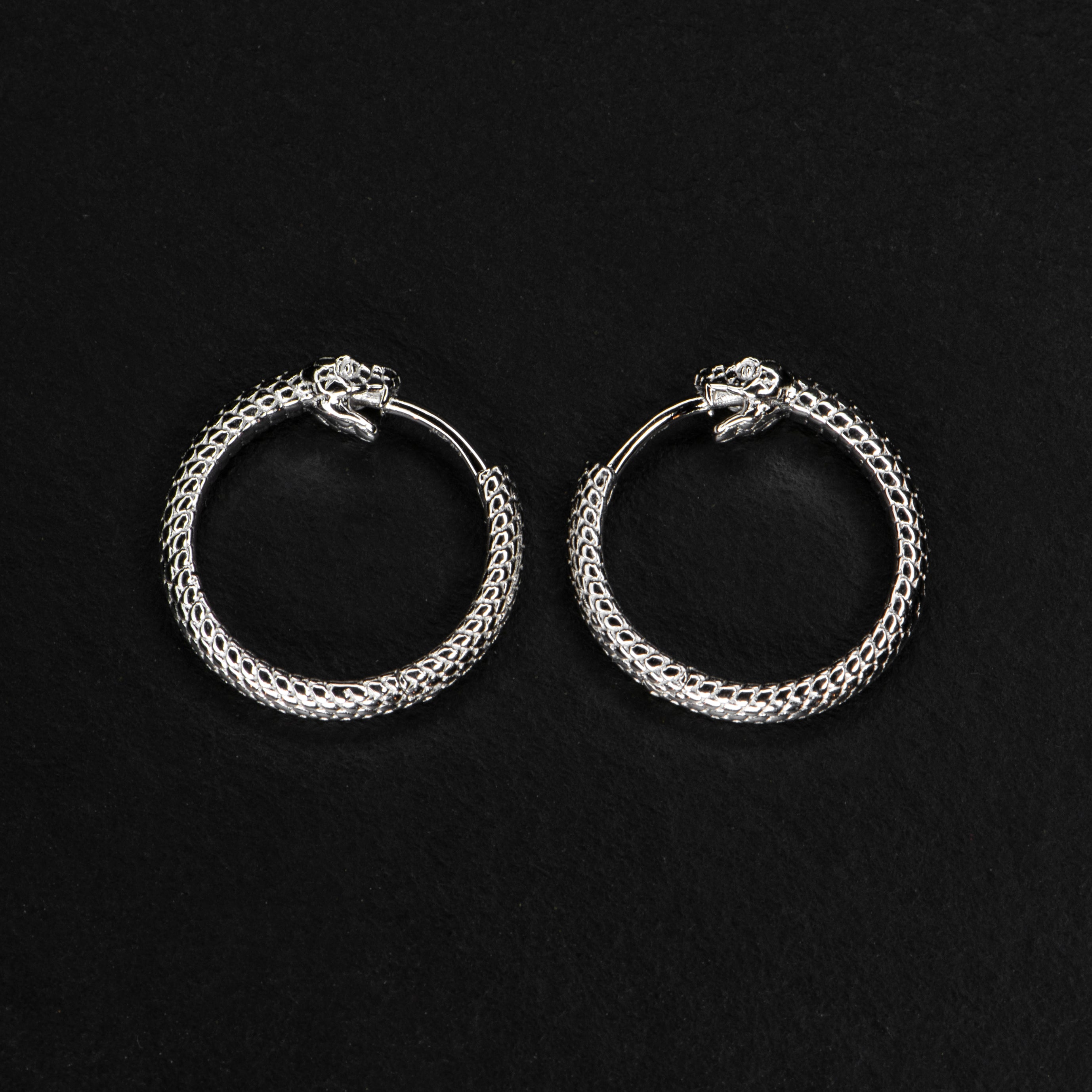 Ouroboros Hoops - Stylish Snake Earrings for Women, Trendy Hypoallergenic Jewelry for Everyday Wear & Special Occasions