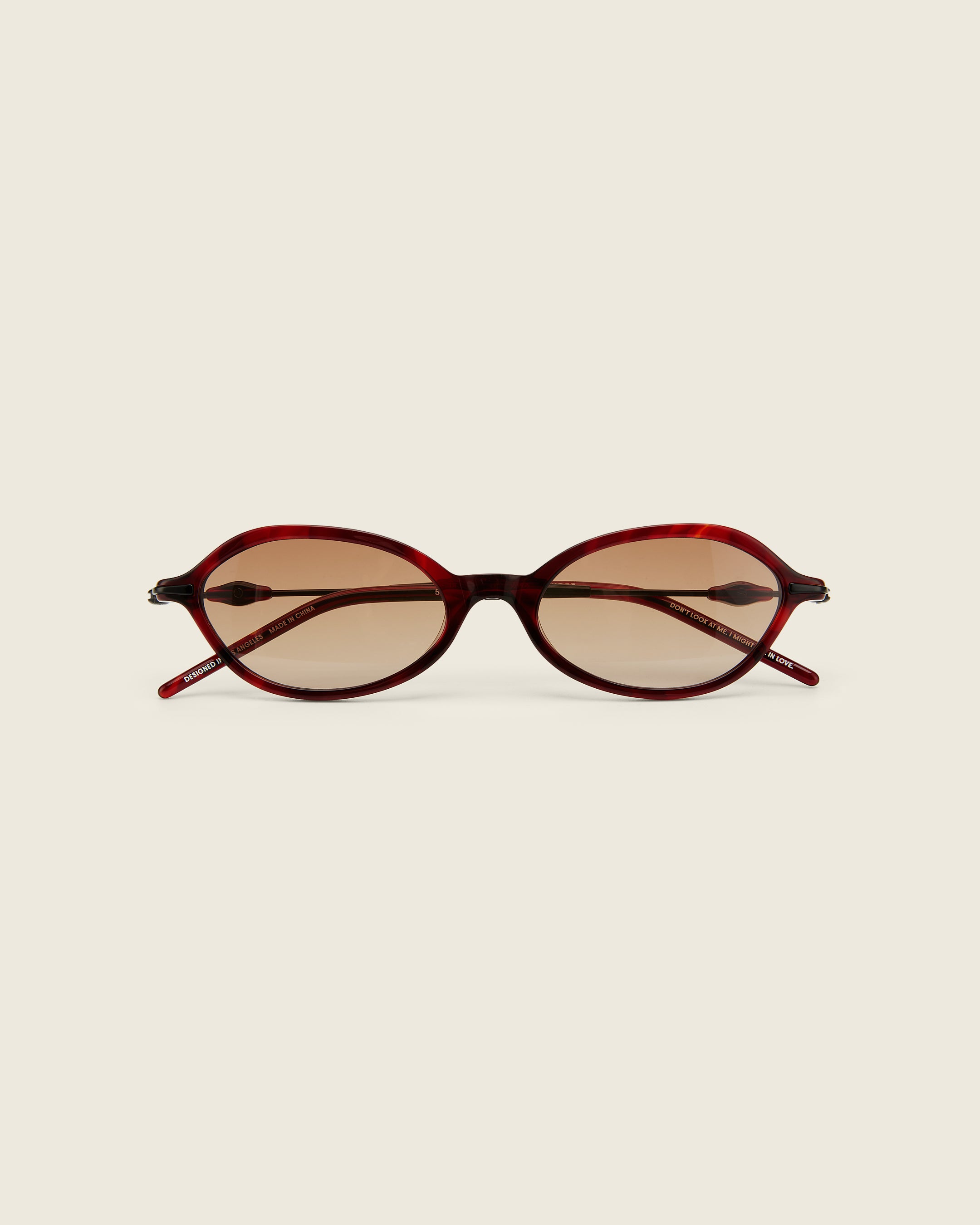 Nisa Black Red Tortoise Brown Gradient Sunglasses - Stylish UV Protection for Outdoor Activities & Fashion