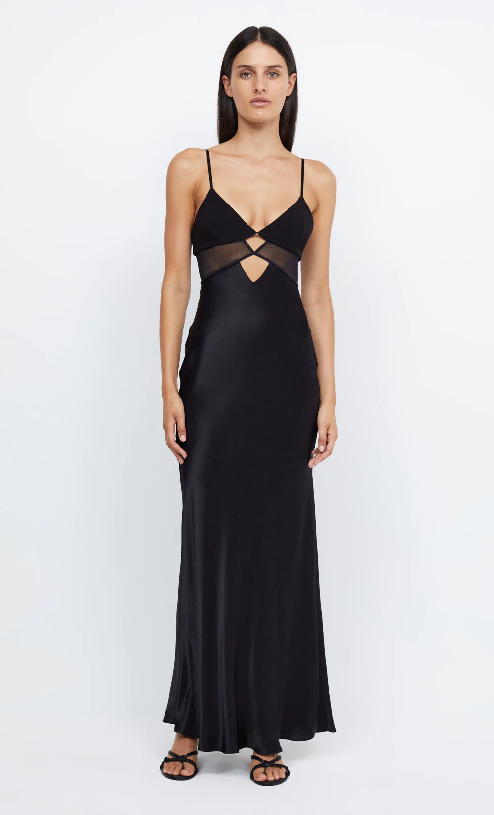 Elegant Ashton Cut Out Maxi Dress for Women - Flowy Long Summer Dress with Side Slits - Perfect for Beach, Vacation, and Evening Parties