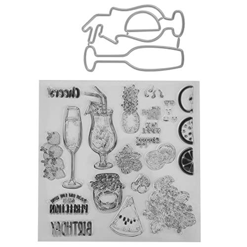 DIY Clear Stamp Kit for Card Making & Scrapbooking - Easy to Use Craft Stamps for Handmade Greeting Cards