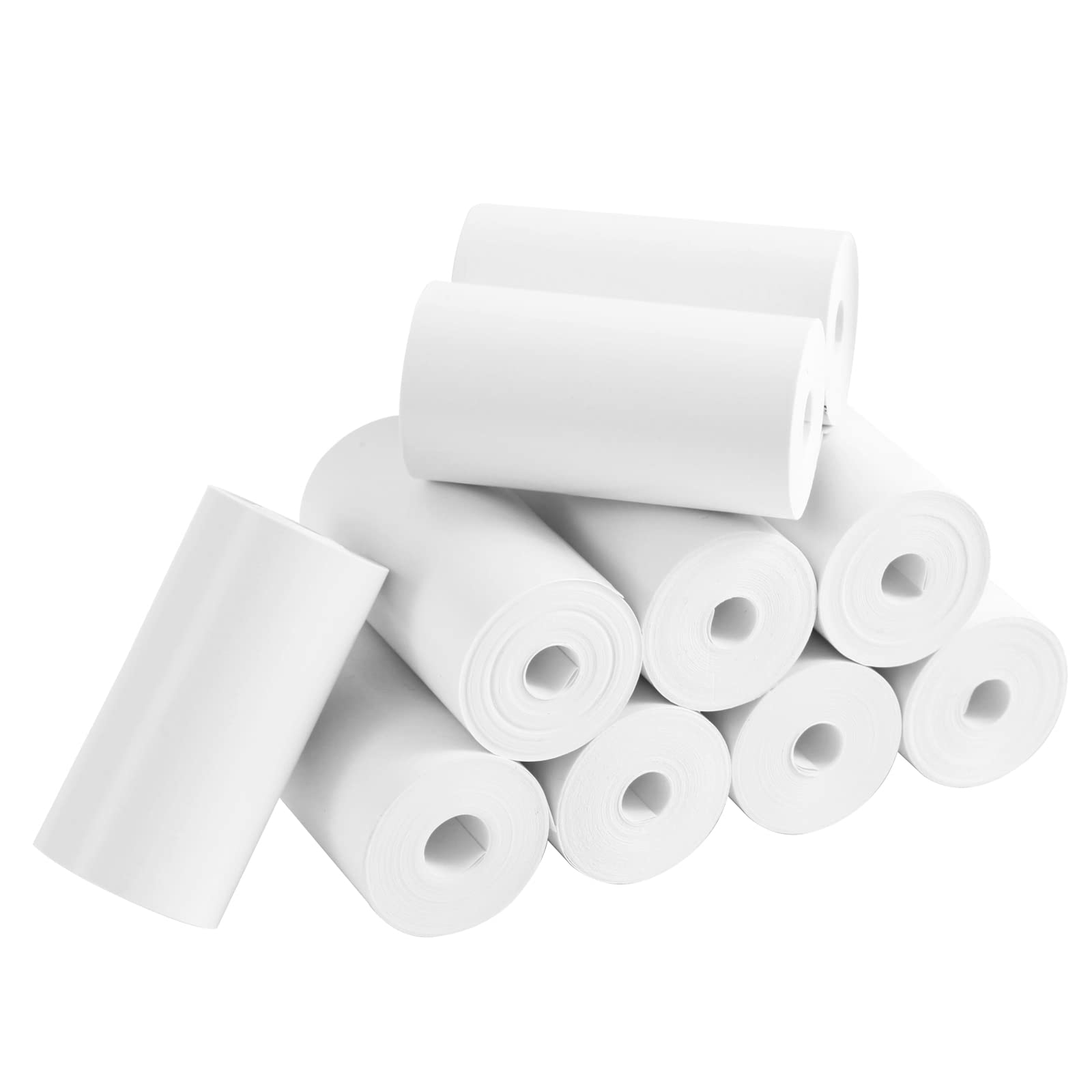 10 Rolls Premium Thermal Print Paper for Kids Instant Camera - 57x30mm Photo Printer Refill Paper - Perfect for Birthday Parties, Travel Memories & Creative Art Projects