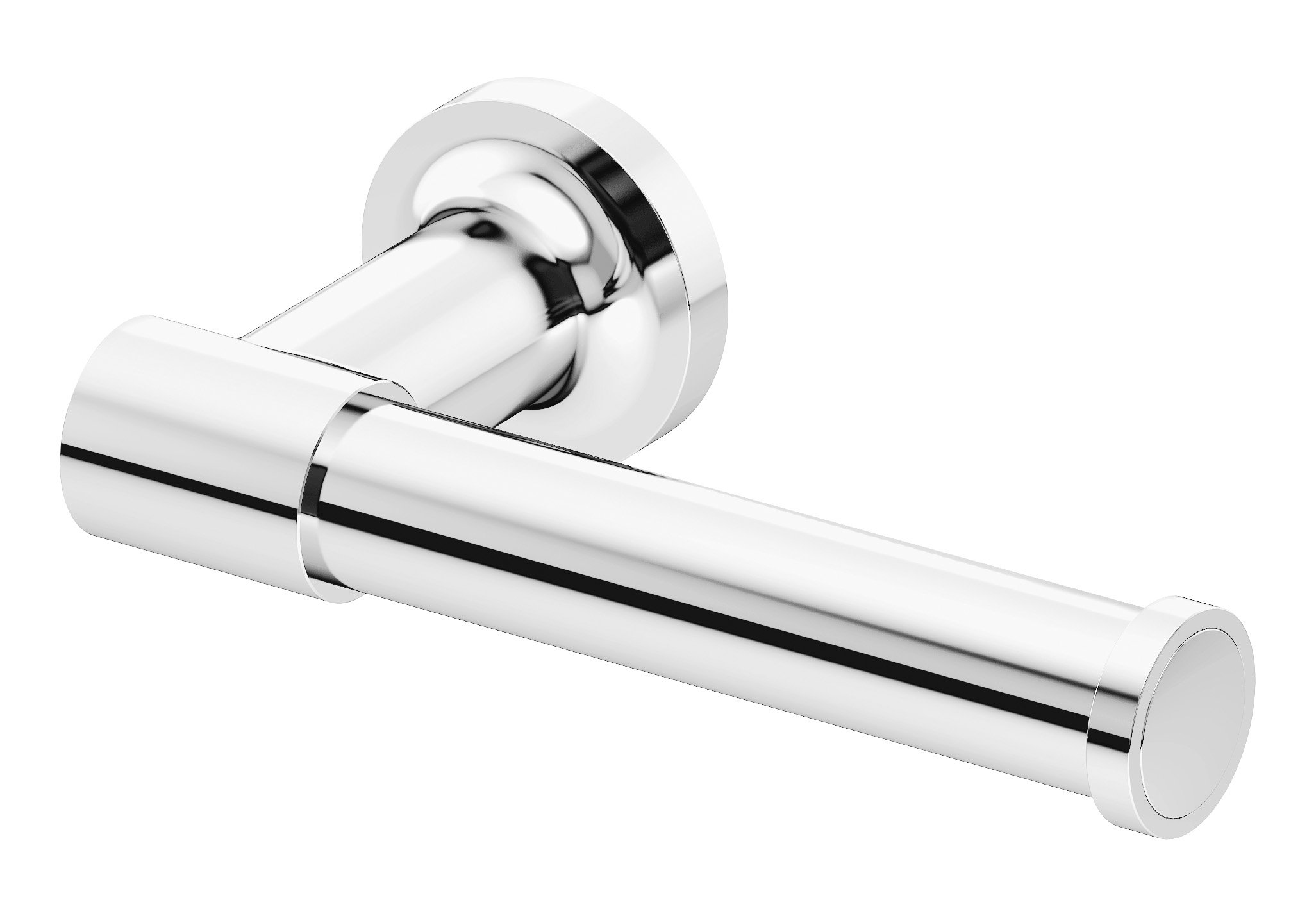 Symmons 533TPL Museo Wall-Mounted Left Toilet Paper Holder in Polished Chrome - Modern Bathroom Accessory for Home & Commercial Use