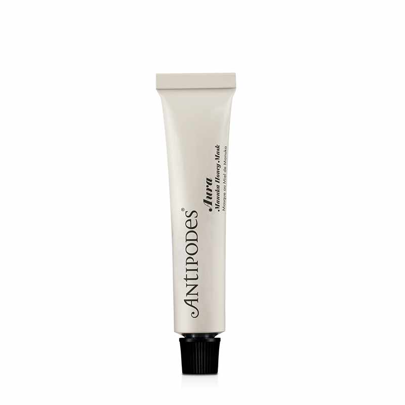 Antipodes Aura Manuka Honey Mask - Travel Size 1.7 oz - Organic Skincare for Hydration & Glow - Perfect for On-the-Go & Airplane Travel