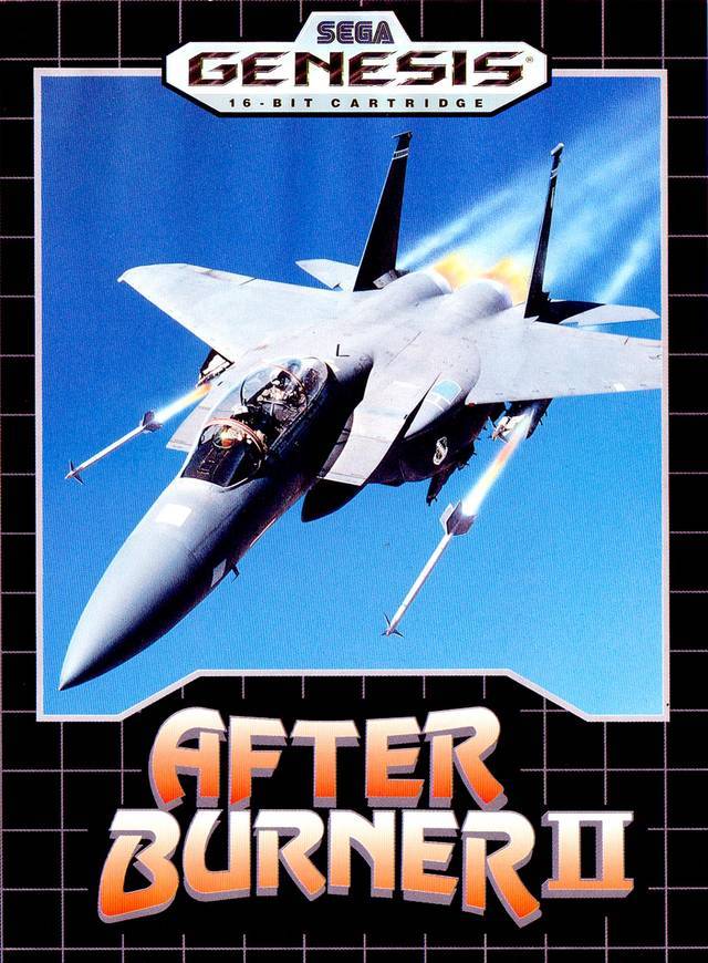 After Burner II - Classic Sega Genesis Video Game Cartridge | Retro Gaming for Collectors & Nostalgic Players | Perfect for 90s Arcade-Style Action at Home
