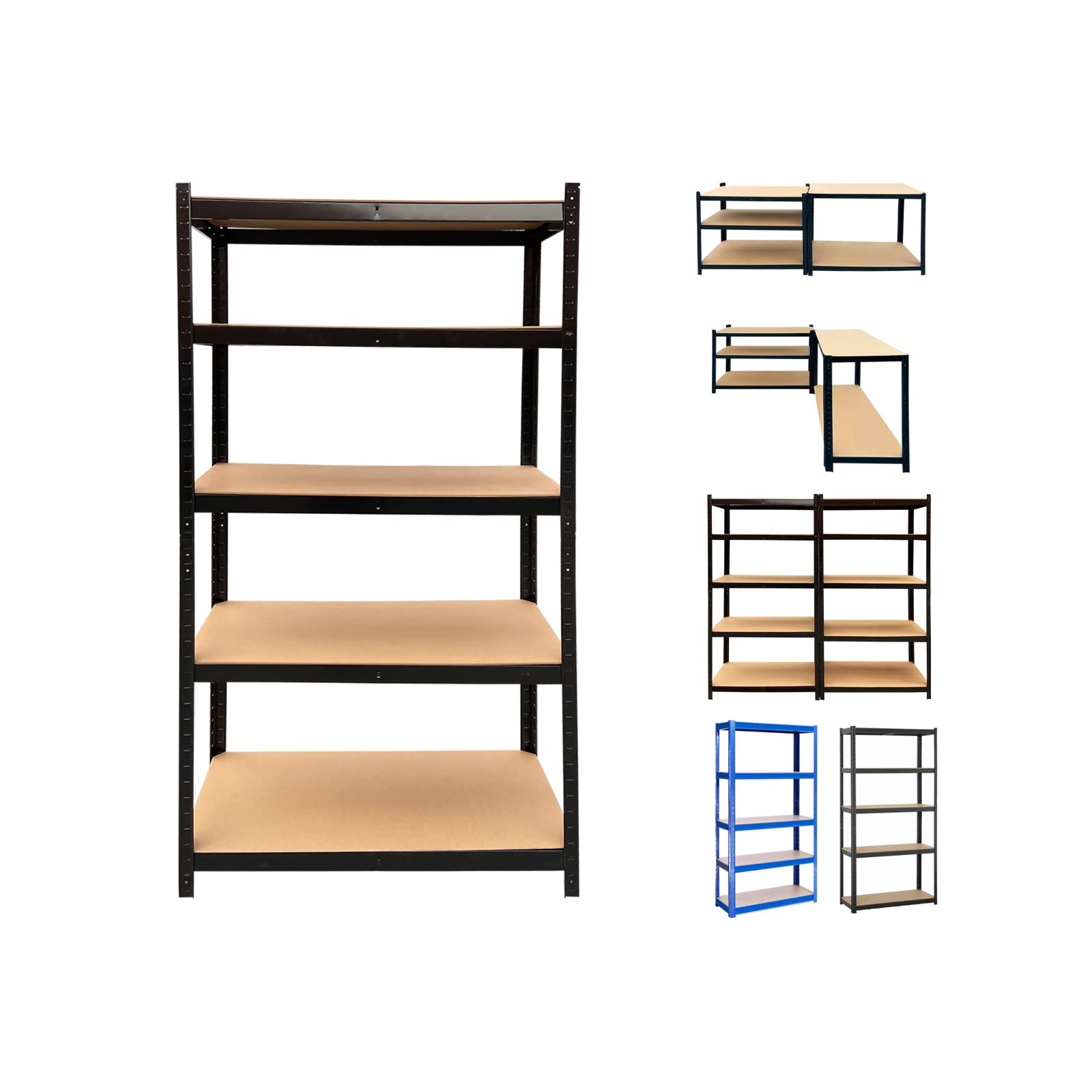 Heavy Duty 5-Tier Storage Shelves - 59