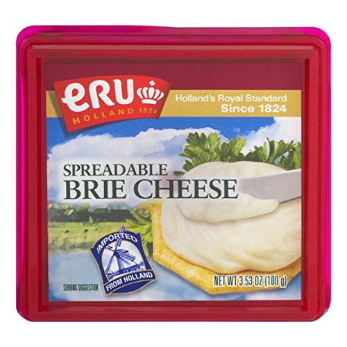 Spreadable Brie Cheese - Soft French Cheese for Crackers, Charcuterie Boards & Wine Pairing | Perfect for Parties, Picnics & Gourmet Snacking
