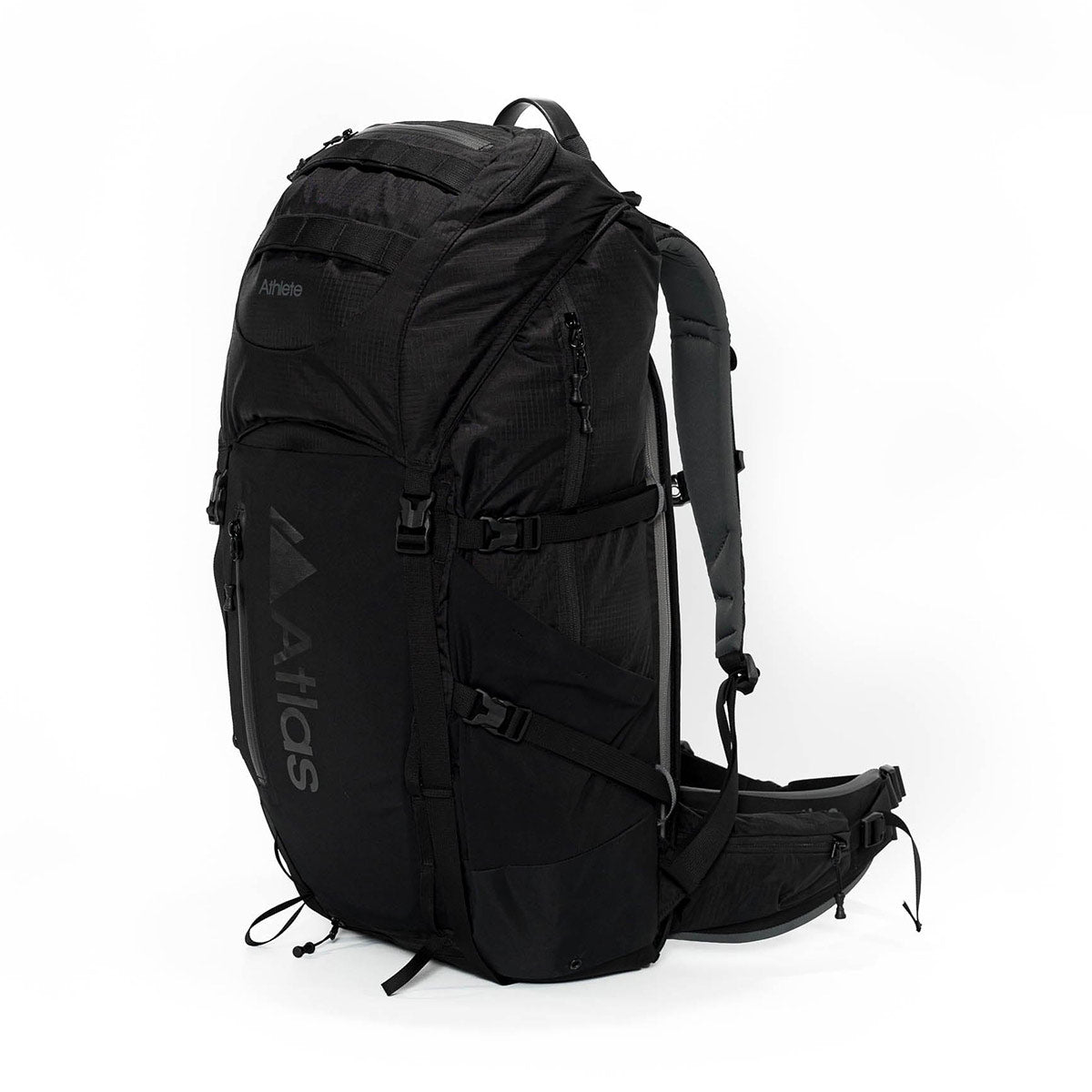 Atlas Athlete Medium Backpack for Men & Women - Durable Waterproof Laptop Backpack with USB Charging Port - Perfect for Work, Travel, Gym & Outdoor Adventures (Black)