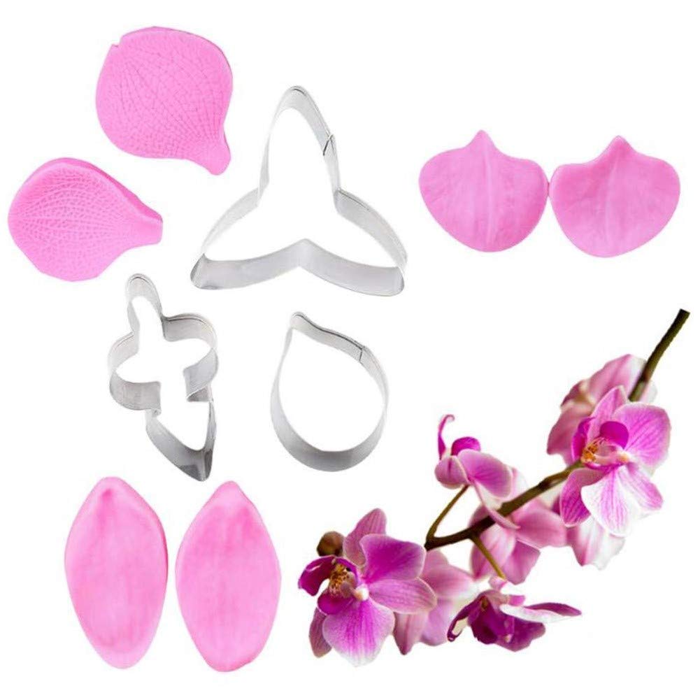 Premium Stainless Steel Phalaenopsis Butterfly Orchid Silicone Mold for Handmade Soap, Cake Decorating, Cookie Making & DIY Crafts - Perfect for Weddings, Home Baking & Gift Packaging
