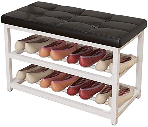 LLQC White Shoe Rack - 5-Tier Shoe Storage Cabinet, Space-Saving Shoe Organizer for Hallway, Entryway & Closet (70 x 34 x 45cm) - Perfect for Small Apartments & Home Organization