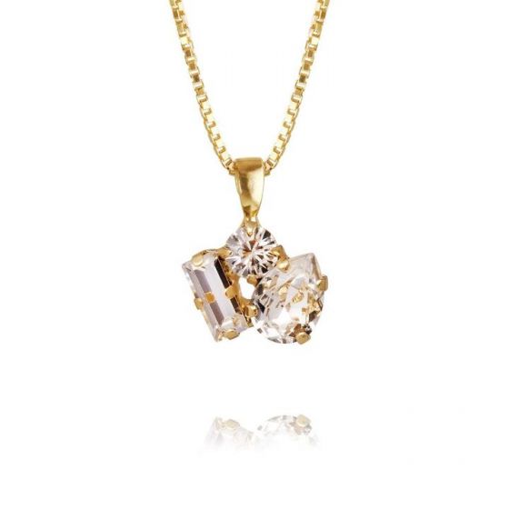 Isa Necklace for Women - Elegant Gold Plated Pendant with Cubic Zirconia - Perfect for Valentine's Day, Anniversary & Birthday Gifts - Jewelry for Everyday Wear & Special Occasions