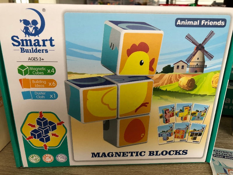 STEM Magnetic Building Blocks for Kids - Educational Construction Toy with 100+ Pieces for Creative Play, Learning & Home Decor