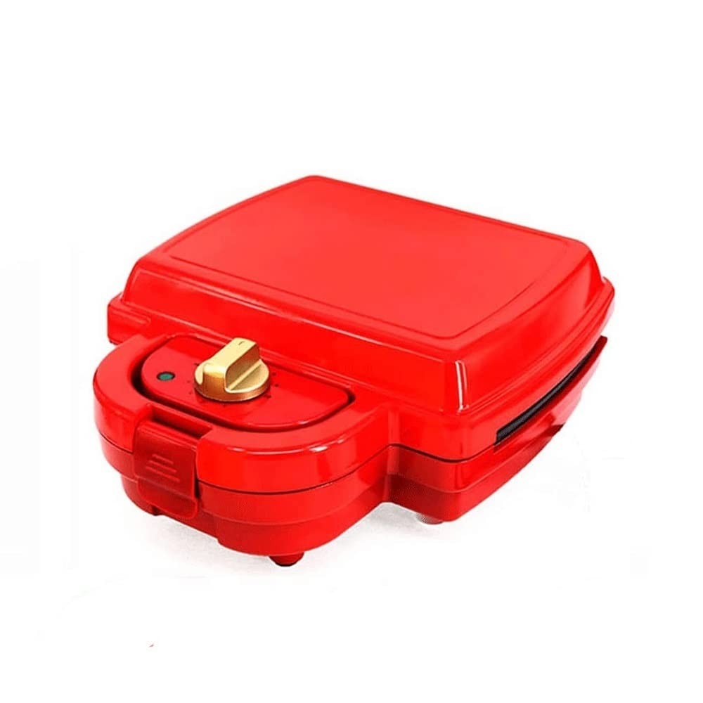 HAOSIZHEYU Mini Waffle Maker Machine - 2 Slice Non-Stick Toaster with Extra Large Plates, Indicator Lights & Cool Touch Handle - Perfect for Breakfast, Sandwiches, Grilled Cheese & Individual Servings at Home, Office or Dorm