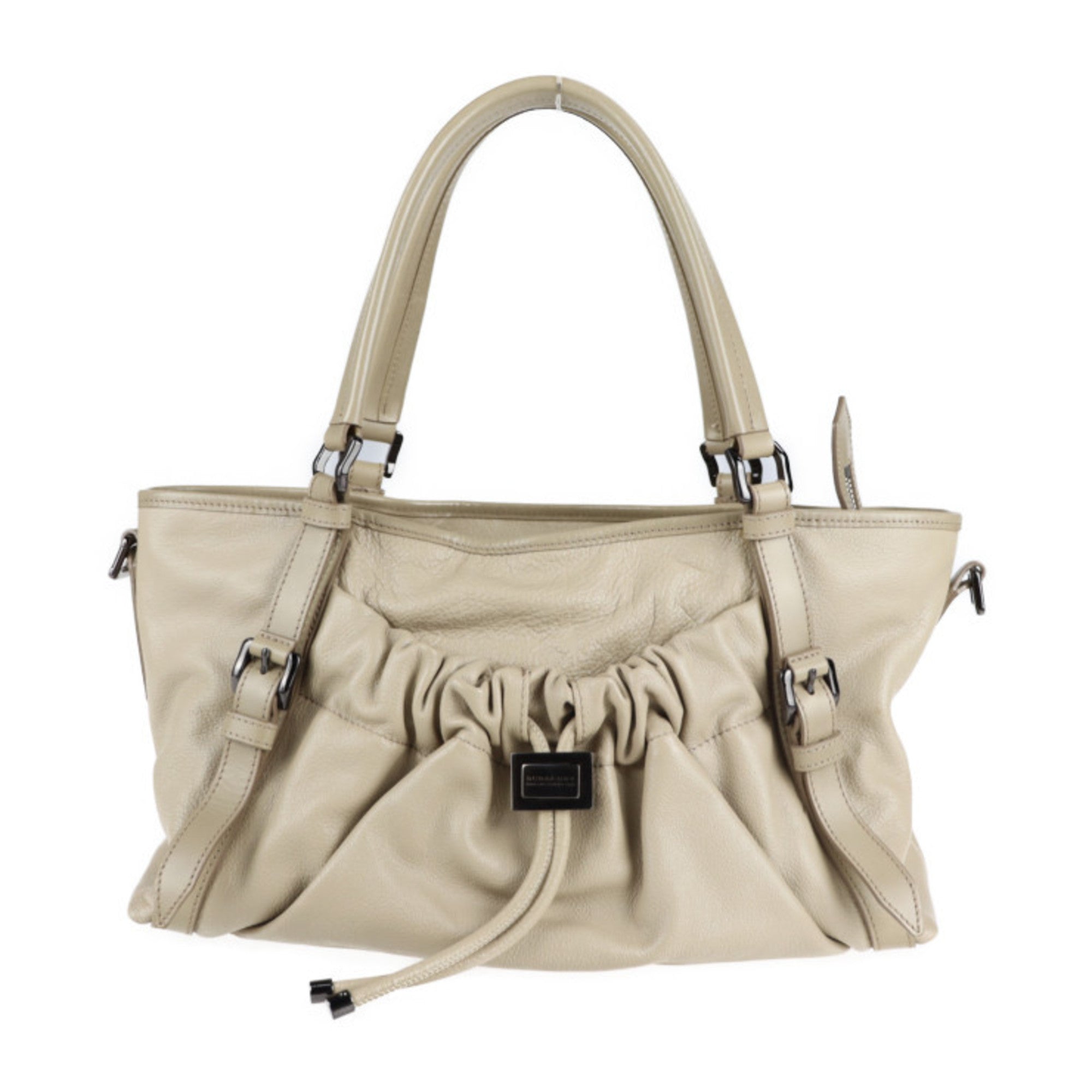 Stylish Beige Leather Shoulder Bag for Women - Fashionable Crossbody Purse with Adjustable Strap - Perfect for Work, Travel & Everyday Use