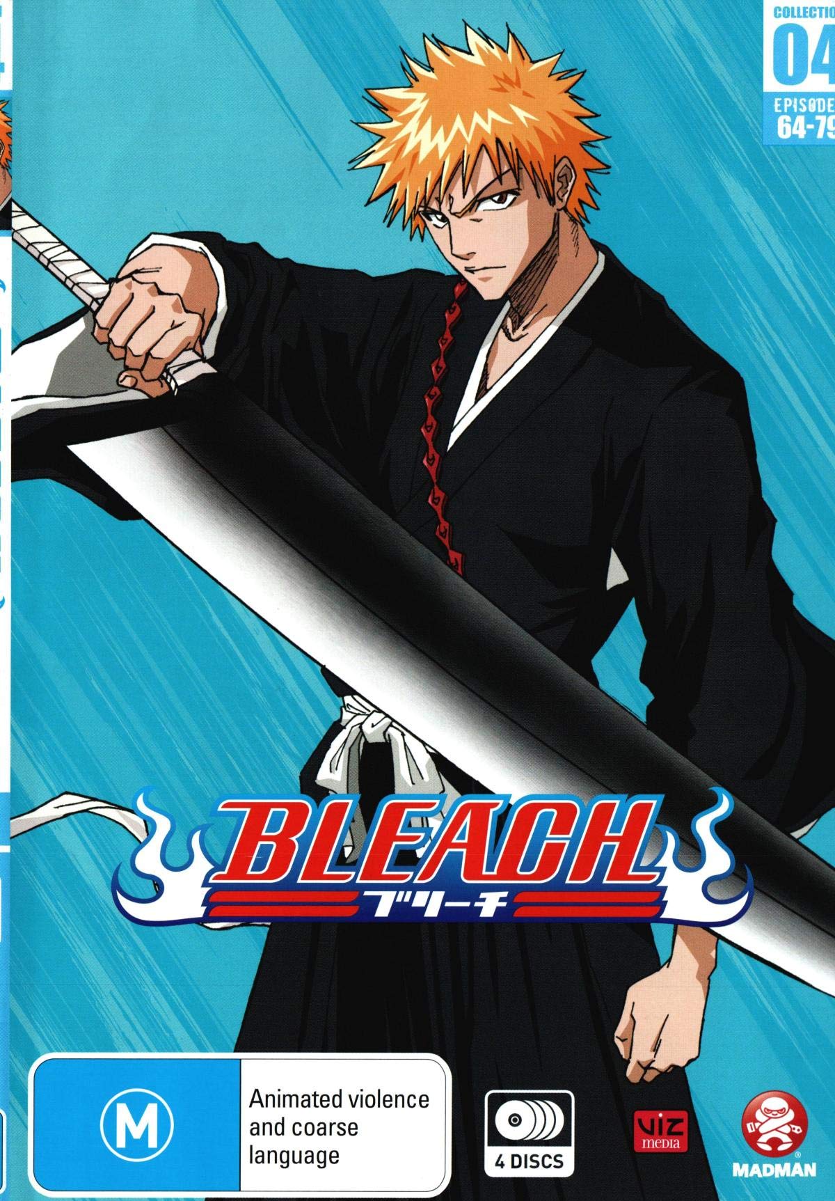 Bleach Anime Episodes 64-79 DVD | Action-Packed Shonen Series | Perfect for Anime Collectors & Binge-Watching