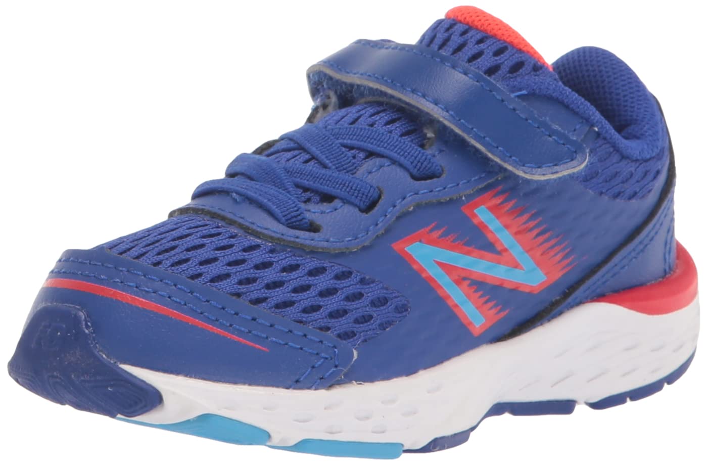 New Balance Kids' 680 V6 Hook and Loop Running Shoes - Lightweight Sneakers for Boys & Girls with Velcro Closure - Perfect for School, Playground & Daily Activities