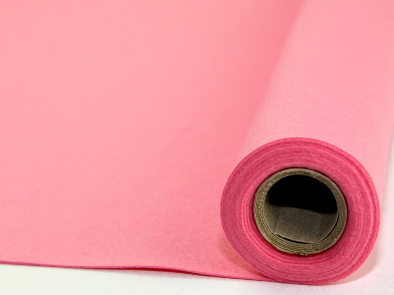 Premium Plain Acrylic Felt Fabric Mini Roll - 5m Flamingo Pink (5 Meter Roll) for DIY Crafts, Sewing Projects & Home Decor
