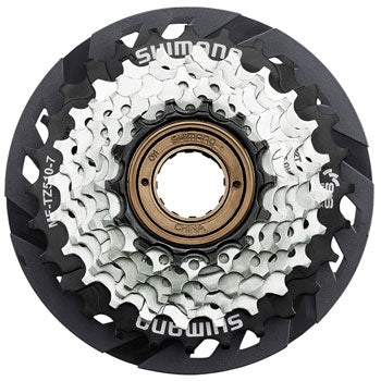 Shimano MF-TZ510 7-Speed Freewheel 14-28T - High-Performance Bicycle Cassette for Road & Mountain Bikes | Perfect for Commuting, Racing & Off-Road Cycling