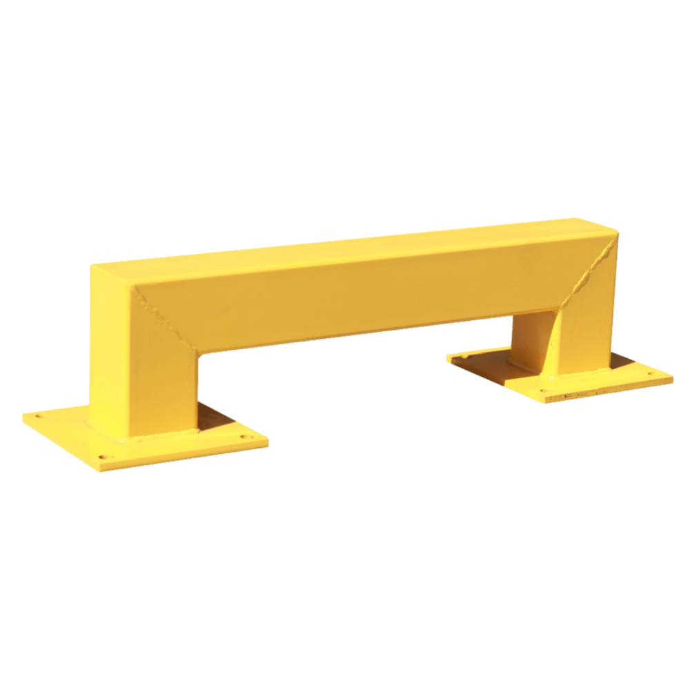 Heavy Duty Square Guard Rail - Industrial Strength Metal Safety Barrier for Warehouses, Factories & Construction Sites - Perfect for Workplace Safety and Fall Protection