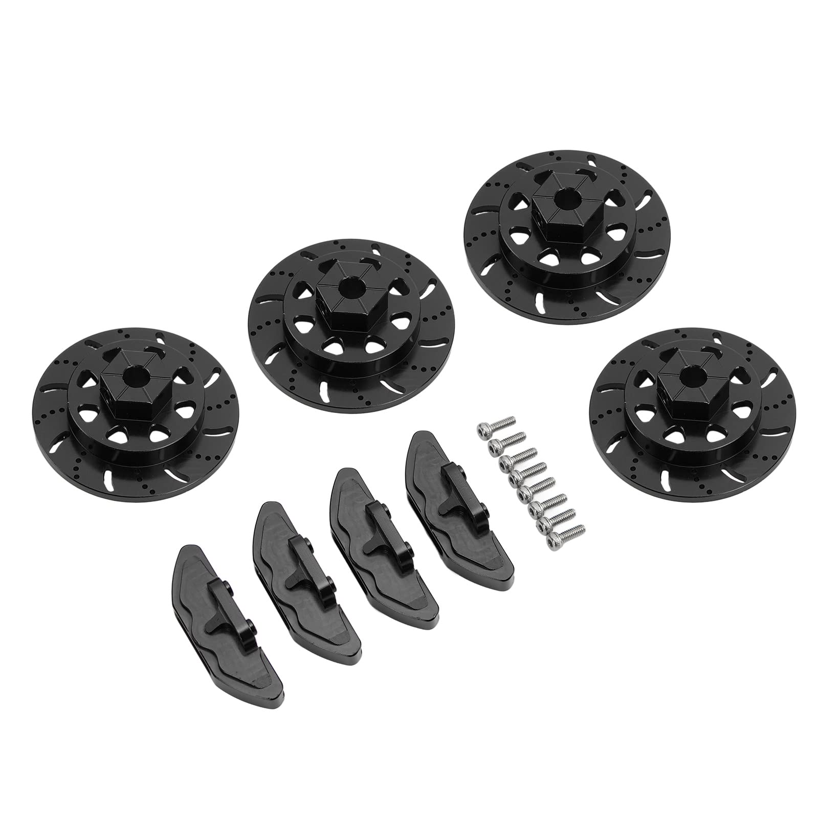 High-Performance BTIHCEUOT RC Brake Discs & Caliper Set - Anti-Scratch, Wear-Resistant, Realistic Simulation for 1/10 Scale RC Cars (Axial RBX10 Ryft Compatible) - Perfect for Off-Road Racing & Drifting Scenes