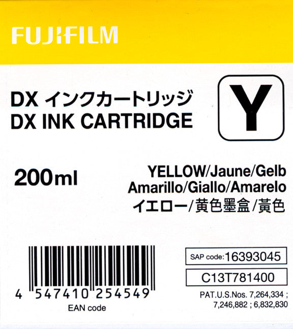Fuji DX100 Yellow Ink Cartridge - High-Quality Replacement for Fuji Printers | Perfect for Home, Office & Photo Printing