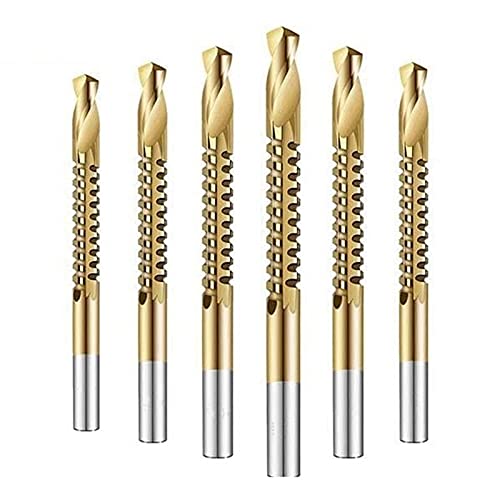 6Pcs Cobalt Drill Bit Set - High Speed Steel Hole Saw Kit for Woodworking, Metal & Plastic (Perfect for DIY Projects, Home Repairs & Professional Use)