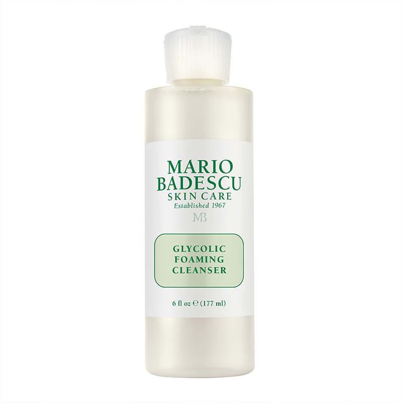 Mario Badescu Glycolic Foaming Cleanser - Exfoliating Face Wash for Acne & Blackheads - Gentle Daily Cleanser for Oily & Combination Skin - Perfect for Morning & Night Skincare Routine