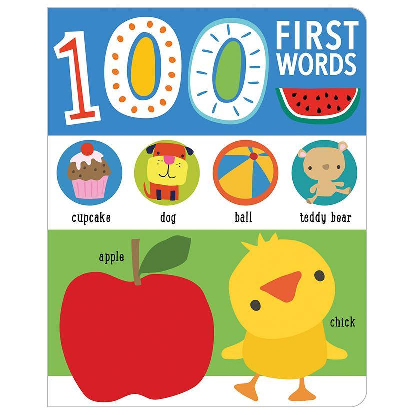 First 100 Words Board Book for Toddlers - Early Learning Picture Book for Babies & Kids - Perfect for Bedtime Reading and Preschool Education