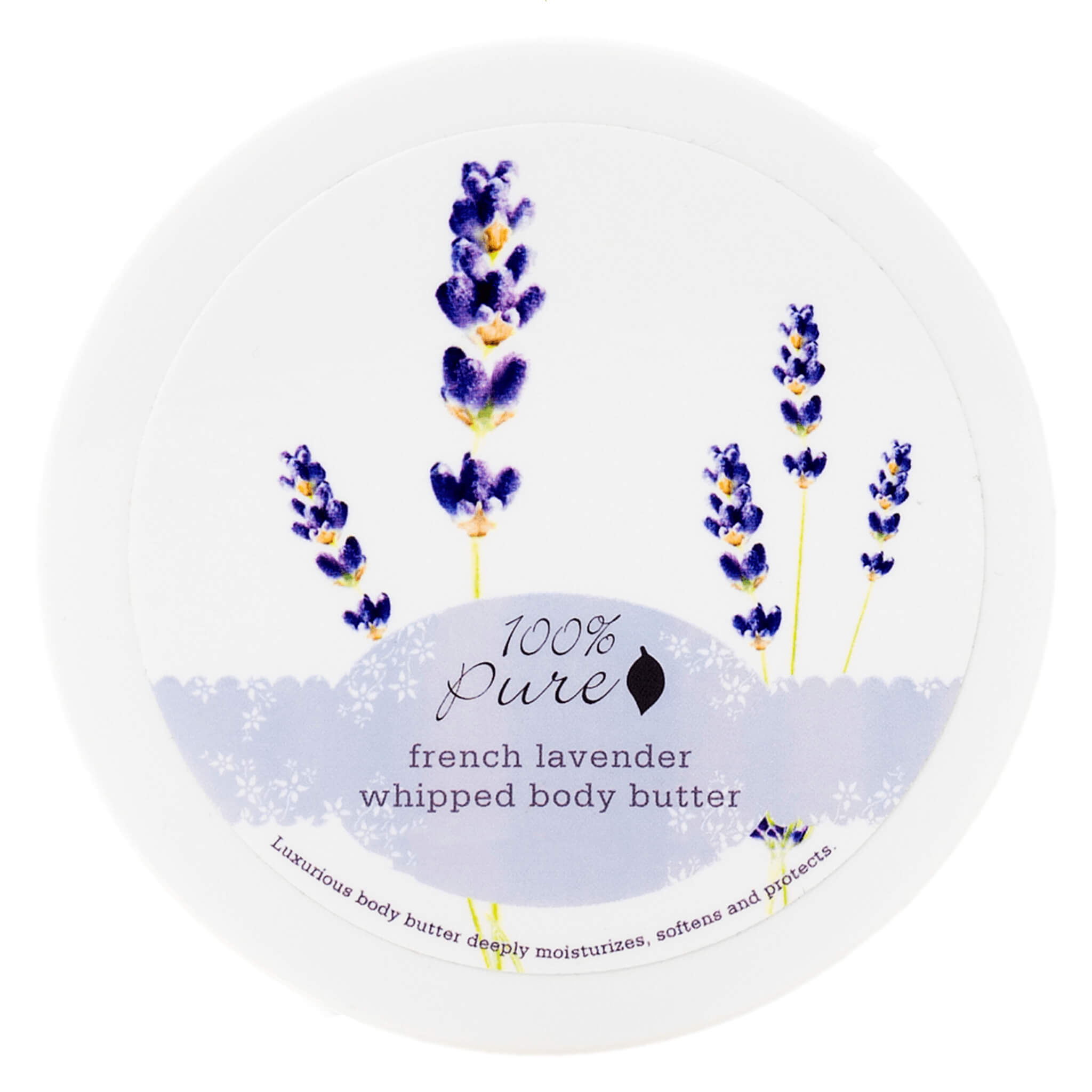 Organic French Lavender Whipped Body Butter - Ultra Hydrating & Nourishing for Dry Skin - Perfect for Daily Moisturizing & Relaxation After Shower