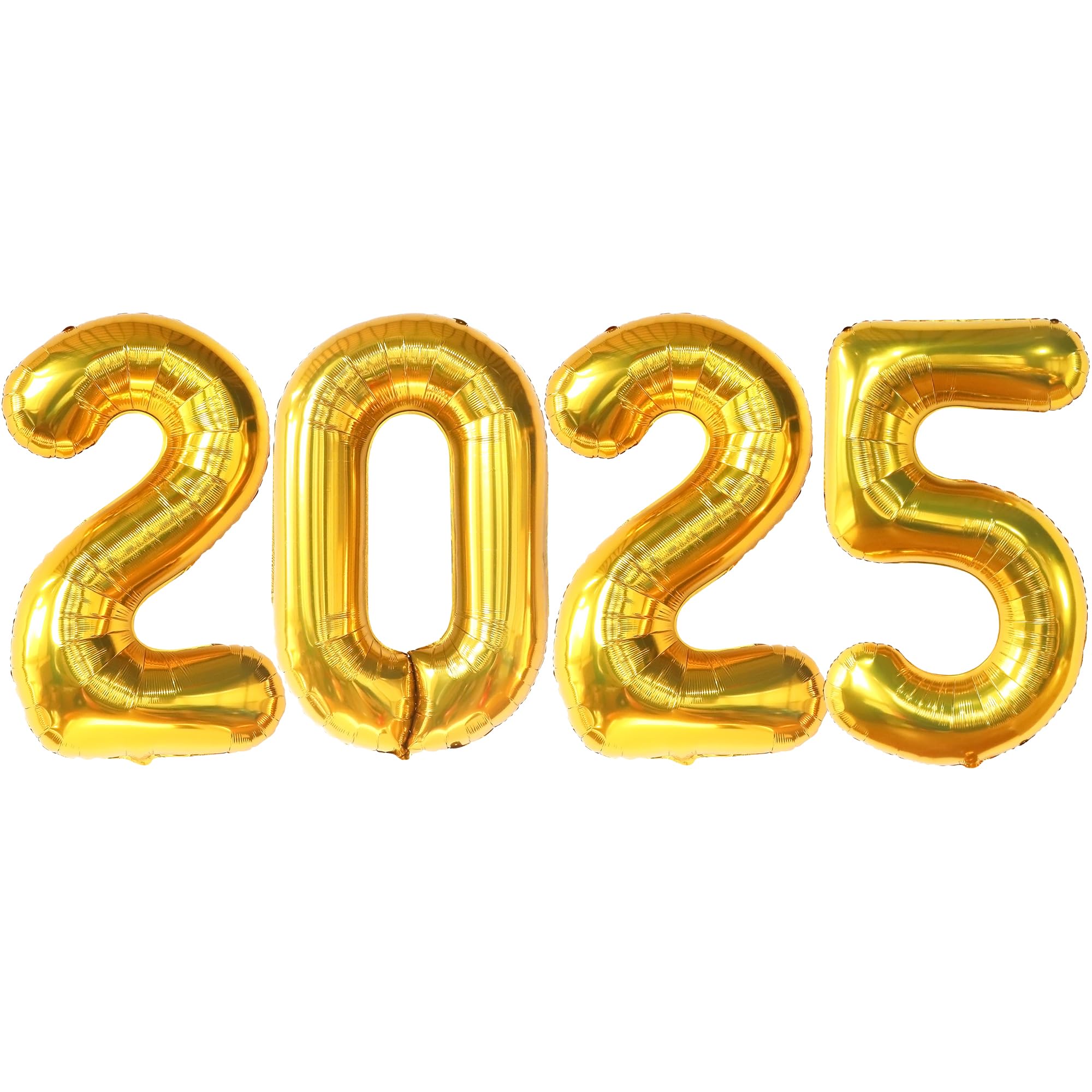 KatchOn 42 Inch Giant Gold 2025 Graduation Balloons - Large 2025 Balloon Numbers for Graduation Eve Party Decorations | Graduation Party Supplies & Decorations | Perfect for Graduation Ceremony, Photo Backdrops & School Events