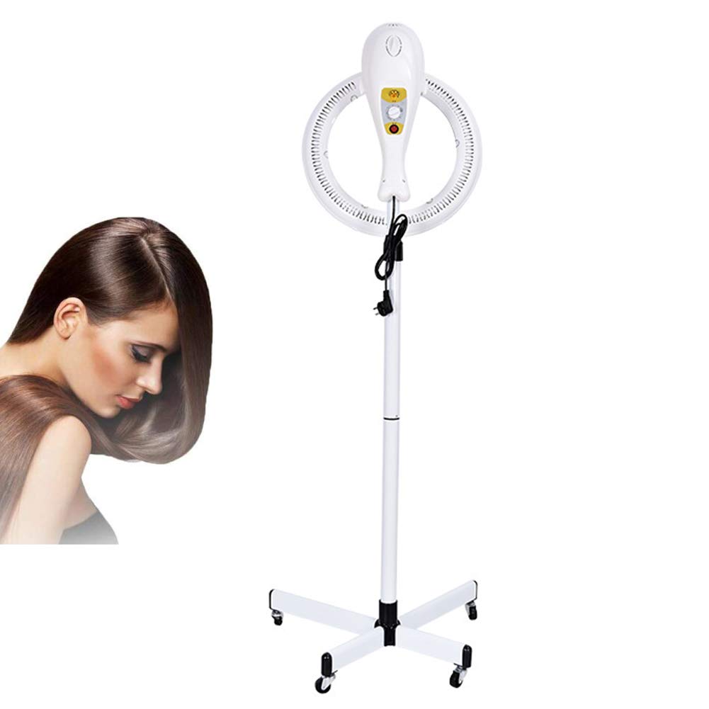 Portable Salon Hair Hood Dryer Stand - Adjustable Bonnet Hair Steamer with Wheels for Professional Styling | Home & Salon Use, Hair Treatment & Styling Solution