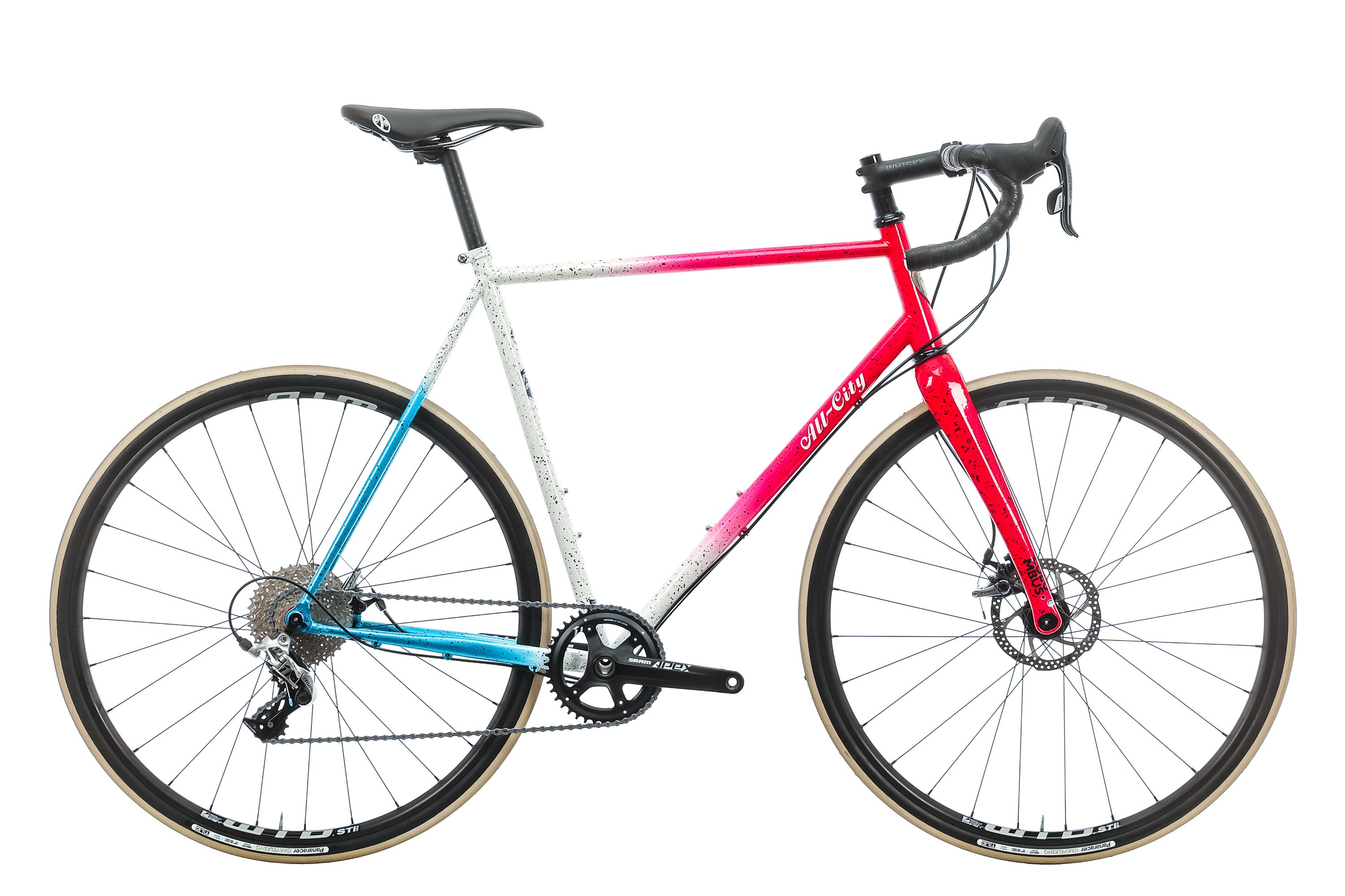 2021 All City Nature Cross Geared Cyclocross Bike - 58cm Lightweight Aluminum Frame for Road & Off-Road Racing, Commuting & Adventure Cycling