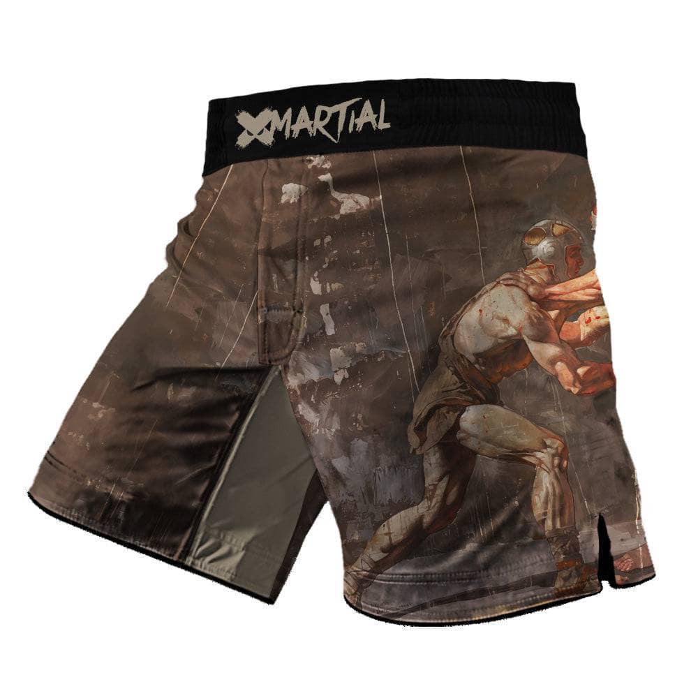 Roman Gladiatorial 2.0 Hybrid BJJ Shorts - MMA Grappling Fight Shorts for Brazilian Jiu-Jitsu, No-Gi Training & Combat Sports - Perfect for Competition, Gym & Martial Arts Practice