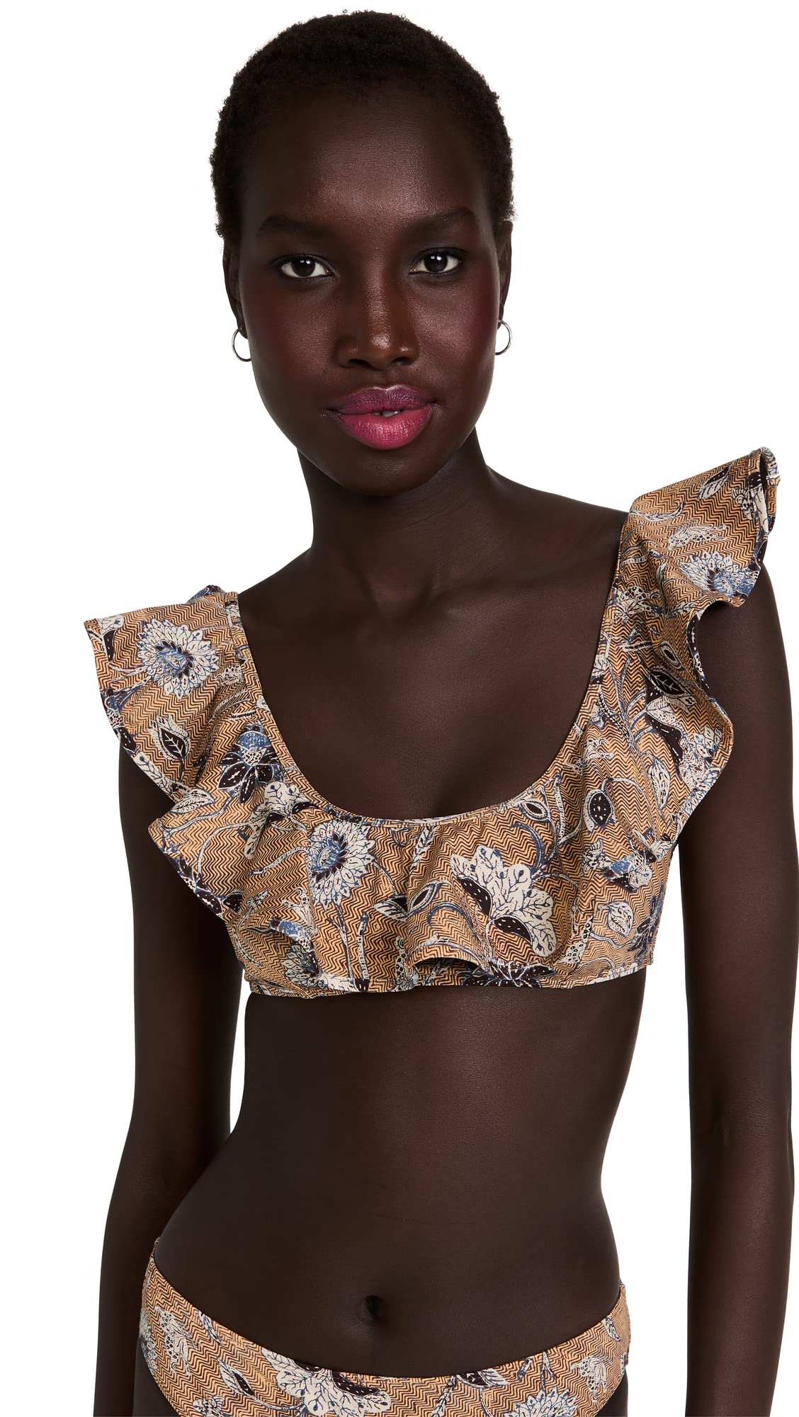 Ulla Johnson Women's Azores Bikini Top - Stylish Swimwear for Beach & Pool - Perfect for Summer Vacations, Tropical Getaways & Resort Wear