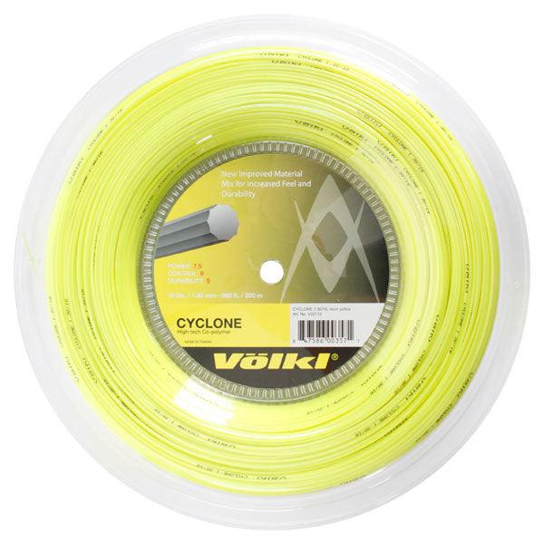 Cyclone 16G Neon Yellow Tennis String Reel - Professional Tennis String for Spin & Durability | Perfect for Tennis Players, Coaches & Stringers | Great for Tournament Play & Practice Sessions