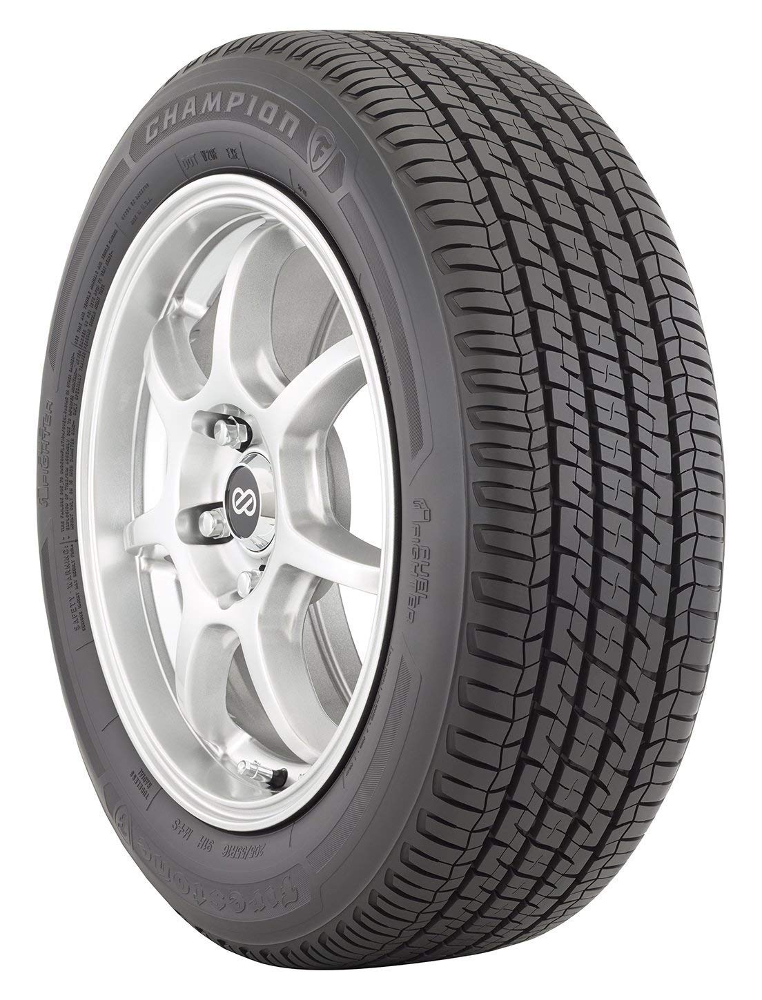 Firestone Champion Fuel Fighter Performance Radial Tire - 205/50R17 89V | High Mileage, Fuel Efficient All-Season Tires for Sedans & Coupes | Ideal for Daily Commuting & Highway Driving