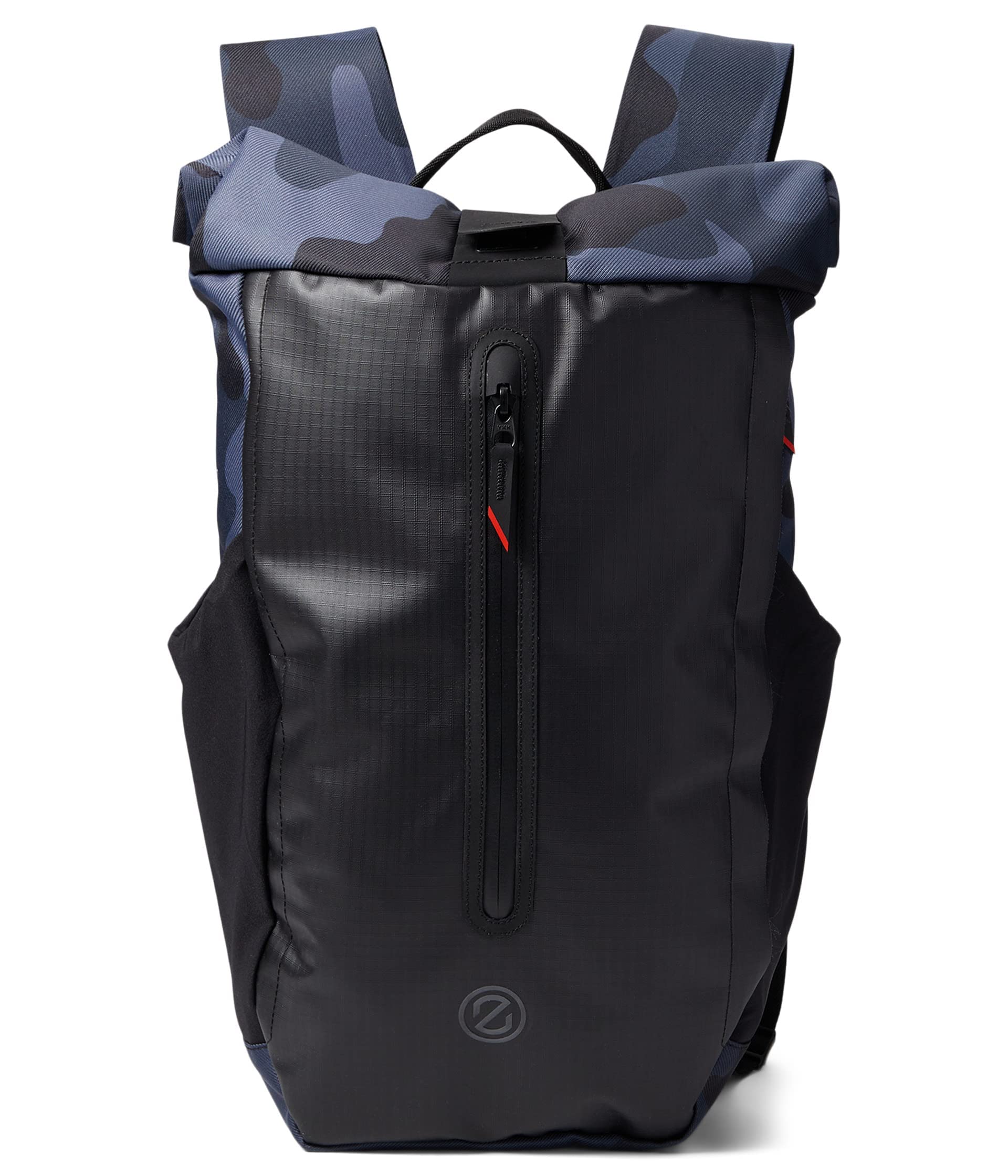 Cole Haan Zerogrand Roll Top Backpack - Waterproof Laptop Backpack for Men & Women, Midnight Camo Design, Lightweight Travel & Work Backpack for Commuting, Hiking & Business Trips