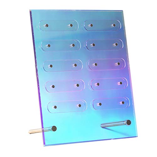 Kloware Acrylic Nail Art Display Board - Professional Nail Tip Holder for Salon & Home Manicure - Perfect for Nail Artists, Salon Displays & DIY Nail Practice