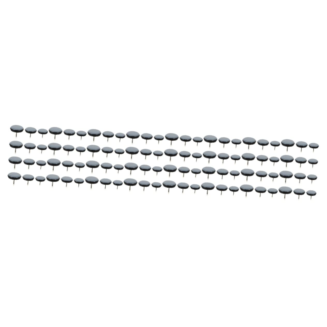 96-Piece OSALADI Chair Sliders for Hardwood Floors - Non-Slip Furniture Pads, Teflon Chair Leg Protectors for Tables & Chairs - Perfect for Home, Office & Restaurant Use on Carpets & Hard Surfaces