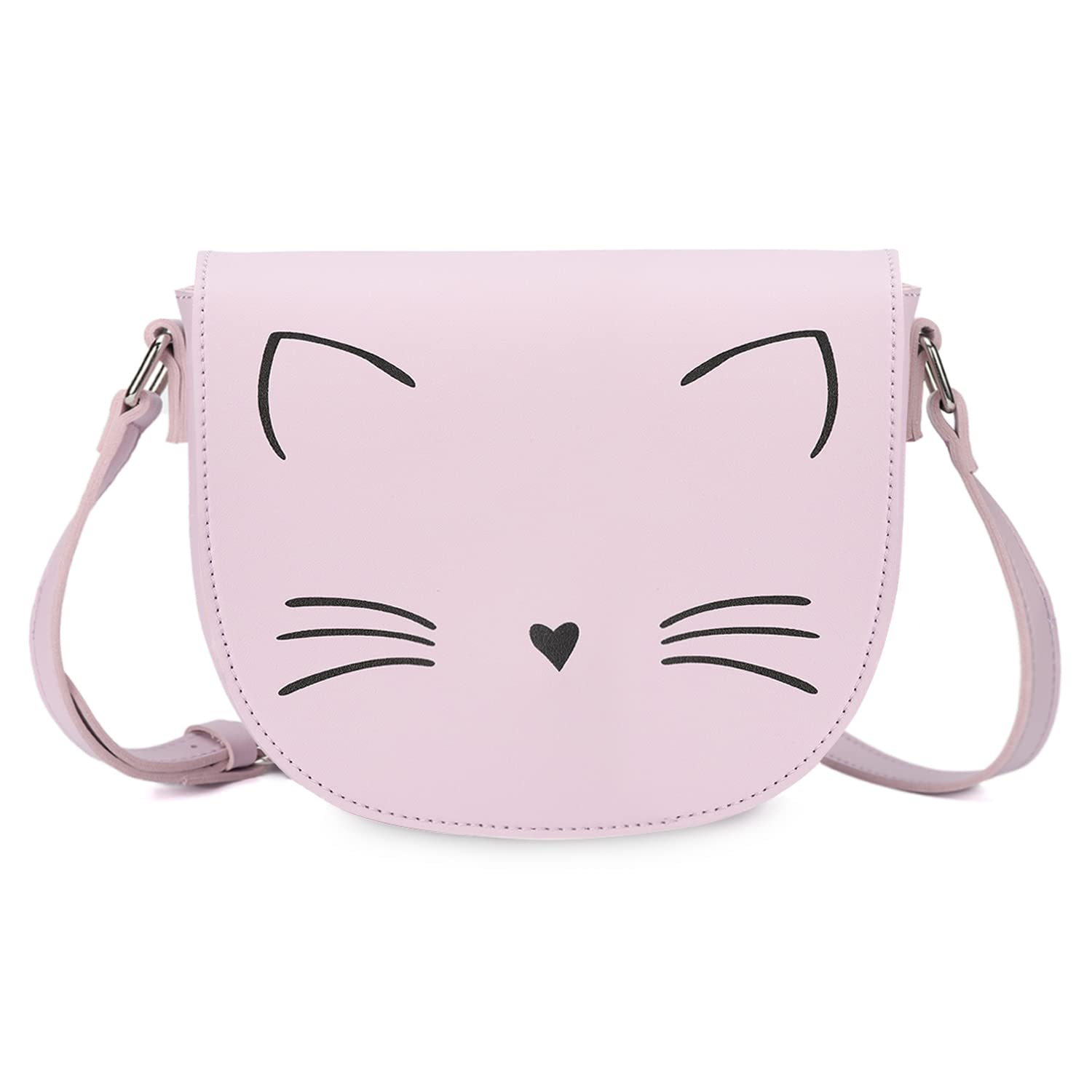 GLADDON Small Crossbody Bags for Teen Girls - Fashionable Preteen Purses with Cat Design - Perfect for School, Travel & Everyday Use