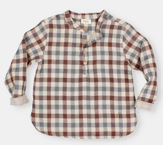 BUHO Checkered Shirt for Boys (2-12 Years) - Stylish Casual Wear for School, Playdates, and Family Outings