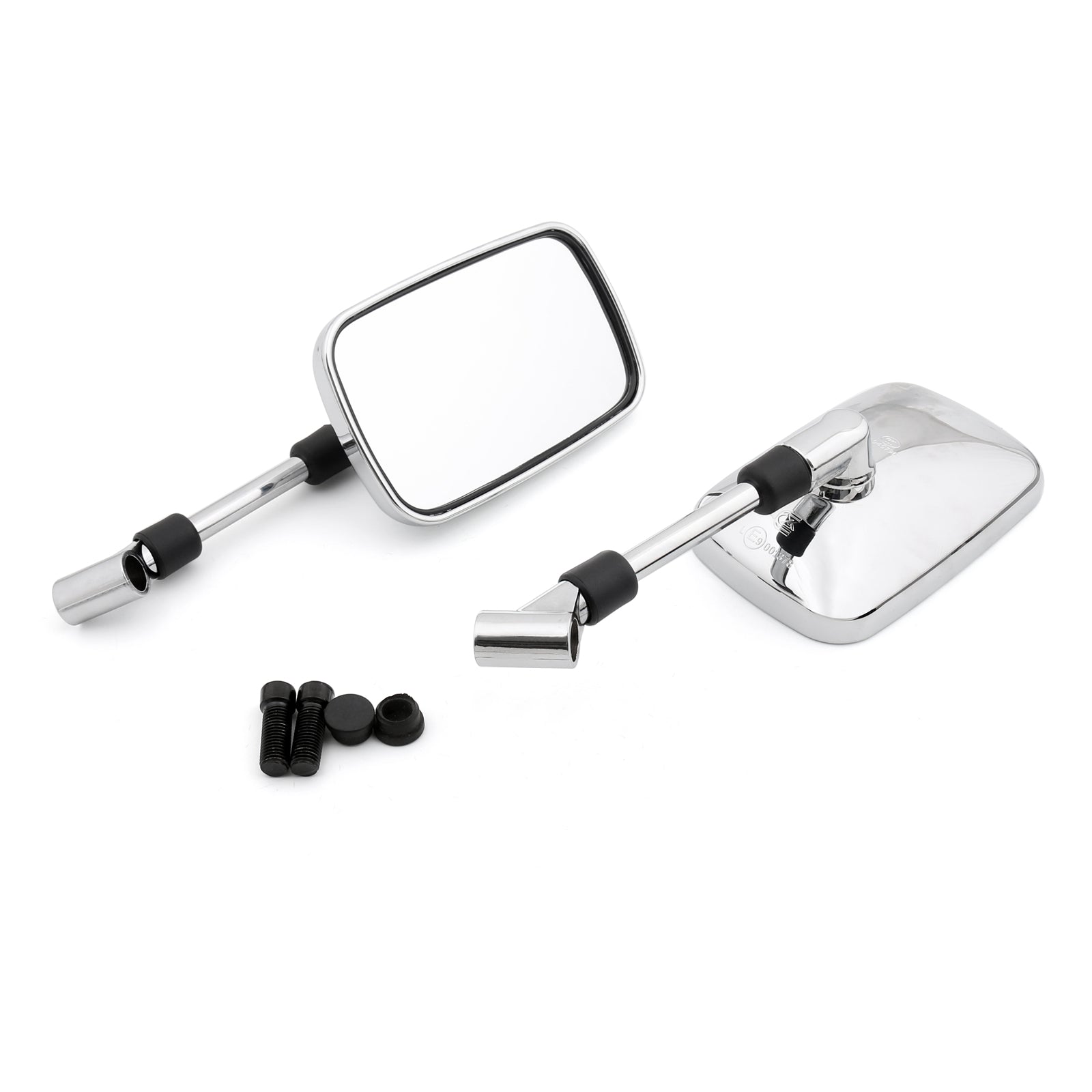 10mm Rear View Mirror for Suzuki VS600 VS750 VL800 - Adjustable Side Mirror for Improved Visibility - Perfect for Motorcycle Safety and Easy Installation