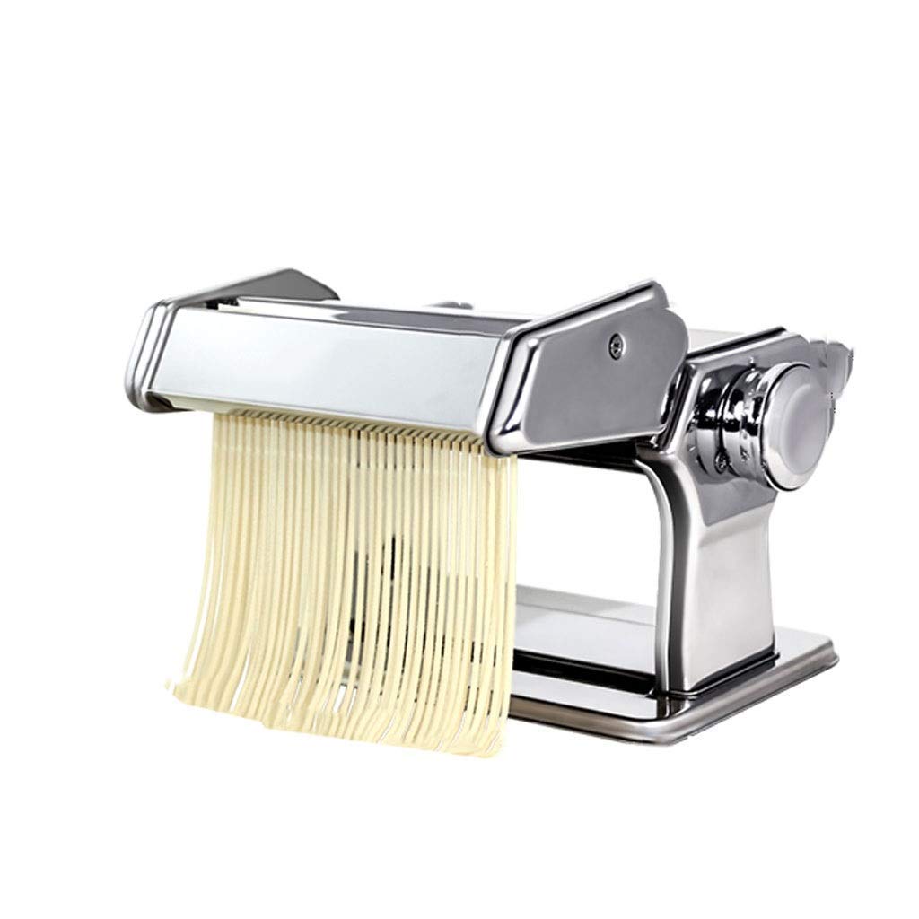 Stainless Steel Manual Pasta Maker Machine - Hand Crank Noodle Press for Homemade Pasta, Dumpling & Lasagna | Perfect for Italian Cuisine, Asian Noodles & Family Cooking