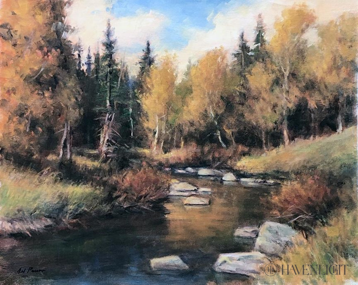 Duck Creek 16x20 Original Landscape Oil Painting - Handmade Wall Art for Living Room, Bedroom & Office Decor